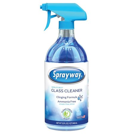 SPRAYWAY Cleaner Glass Blue Liquid 32Oz SW5000R